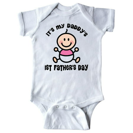 Baby's 1st Father's Day girl Infant Creeper