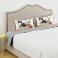 thumbnail image 3 of Yayeee Pillowcase Standard Size Set of 2 Satin Wrinkle Resistant Pillow Case, Gray Cartoon Halloween Cat, 3 of 7