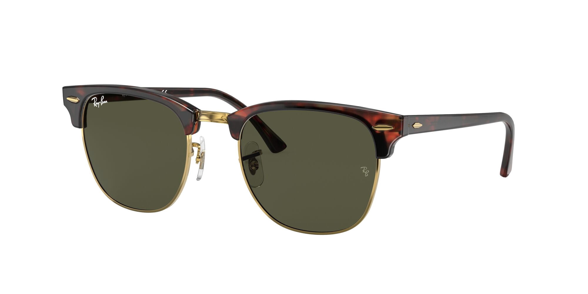 Ray-Ban CLUBMASTER RB3016 W0366 49mm① Ray-Ban Clubmaster Classic Sunglasses, Bold Square Eyeglasses with