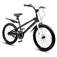 thumbnail image 1 of RoyalBaby Freestyle 20 Inch Kids Bike with Kickstand & Water Bottle, Black, 1 of 12