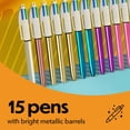 thumbnail image 2 of [ BIC Bolígrafo Retráctil Arcoíris Brillante de 4 Colores, Paquete de 15, Punta 1.0 mm ], 2 of 6