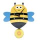 thumbnail image 1 of Cartoon Bee Shape Wall Clock Mute Clock Hanging Clock without Battery for Room, 1 of 4