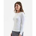 thumbnail image 2 of Onna NN370 Women's Unstoppable Long Sleeve Fresh Underscrub Base Layer-White-3XL, 2 of 4