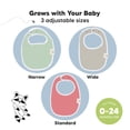 thumbnail image 4 of Baberos orgánicos para bebés KeaBabies, absorbentes suaves, de 0 a 24 m, paquete de 8, 4 of 9