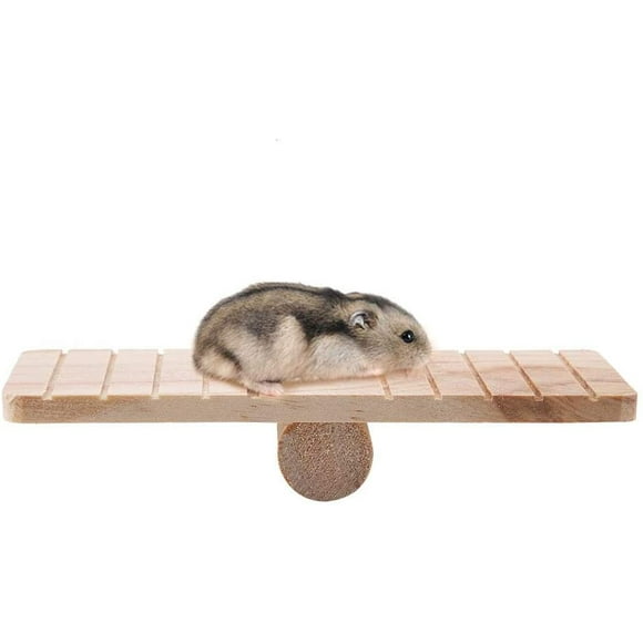 Wooden Rocking Chair Hamster Toy Small Animal Game House Cage Chewing Toy Pet Accessories Hamster Gerbil Guinea Pig Squirrel