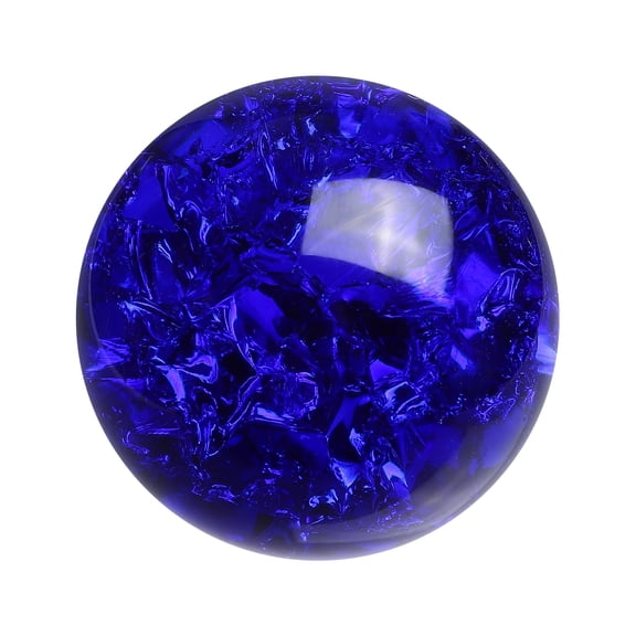 Uxcell Round Crystal Sphere, 50mm / 2" Glass Solid Decorative Sphere Crystal Ball for Home Decor Ornament Gift Craft Feng Shui Divination Fortune Telling Fountain Decoration, Dark Blue