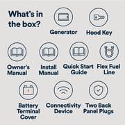 Generac 10kW Home Standby Generator with 16C Transfer Switch, Cellular Connectivity, Easy to Use, Whole House Power Backup, Smart Outage Solution