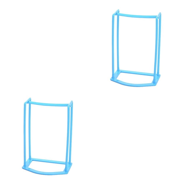 Percha para abrigos Bewildely Soporte Estante Azul 2piezas CBP075875