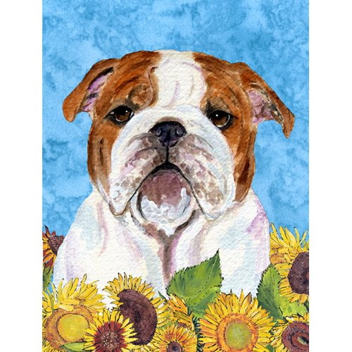 Bulldog English Flag by Caroline