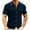 Navy, variant on LIaqionyy Shirts for Mens Kint Short Sleeve Button down Fashion Lightweight Beach Vacation Work Tops