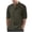 Army Green, variant on ZCFZJW Mens Cotton Linen Henley Shirts Long Sleeve Casual Shirt Summer Beach Hippie T-Shirt Band Collar Shirt with Chest Pocket Army Green L
