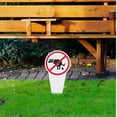 thumbnail image 5 of LAMIRO Keep Puppies Off Lawn-Lawn Dog Manure Sign|Park Dog No Pooping Respect Signs|Curb Your Pets Grass Stakes|Outdoor Respect No Poop Dog Signs|Funny Decoration|Keep Off The Grass Stakes, 5 of 7
