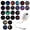 24 Projection Films 2-in-1 Galaxy Projector Night Light#4, variant on 2-in-1 Galaxy Projector Night Light, HD 5D Dream Galaxy Projection Lamp, Interchangeable Films Starry Sky Night Light For Bedroom Car Interior Room Party Decoration (5 Projection Films&B)