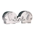 thumbnail image 1 of 1 Pair Lovely Elephant Shape Baby First Tooth and Curl Keepsake Box for Newborn, 1 of 8