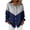 Navy Sweatshirt, variant on YUGYXL Women's Button Down Shirts Long Sleeve Trendy Printed Blouses Casual Loose Lapel Collar Tops Fall Fashion Outfit Purple Sweatshirt XXXL
