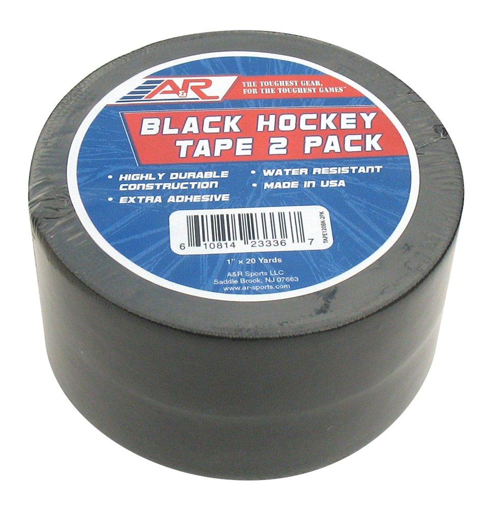 A&R Sports Black Hockey Tape, Size 6 Pack