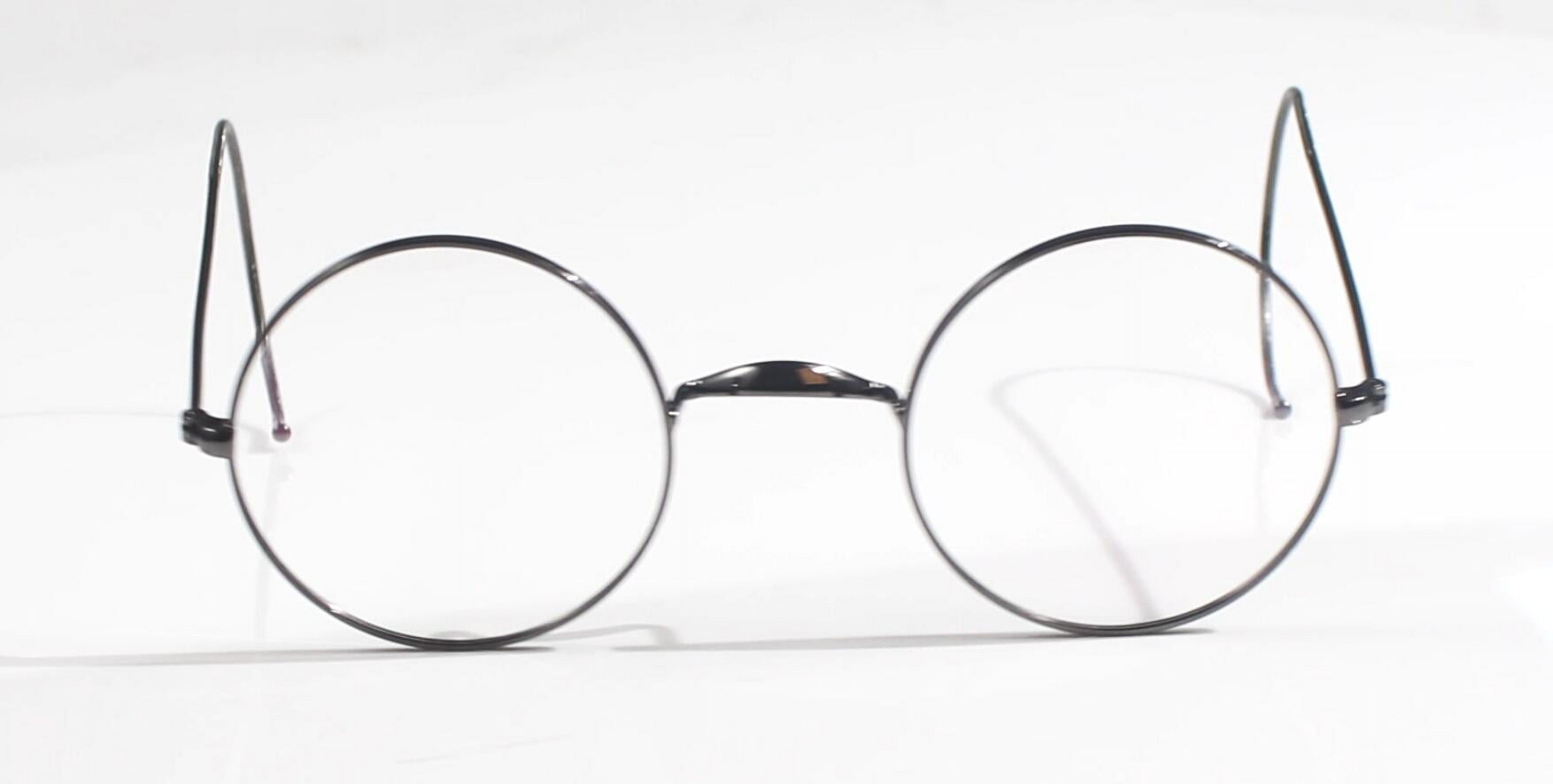 Blue Light Blocking Reading Glasses, Small Round Wire Rim Readers for Computer Use Anti-Glare Cut UV400 Clear Lens