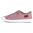 thumbnail image 6 of Slip on Sneakers for Women Low-top Canvas Flat Shoes Pink Size 7, 6 of 12