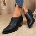 thumbnail image 5 of Quaouag Loafers for Women Dress Shoes Slip On Shoes Low Heel Casual Work Office Dressy Shoes, 5 of 7