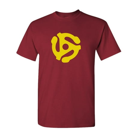 

DJ 45 RPM ADAPTER - spider record dj music - Cotton Unisex T-Shirt