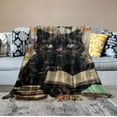 thumbnail image 2 of ARISTURING Black Cat Gifts, Bed Flannel Plush Throw Blankets , Cat Gifts for Cat Lovers on Birthday, Christmas, Book Lovers Gifts, Reading Black Cat, 2 of 6