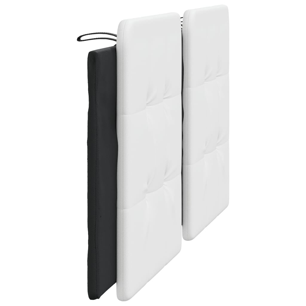 vidaXL Headboard Cushion White and Black