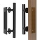 thumbnail image 1 of Manija de puerta de granero, manija de puerta corredera de 30 cm Manija de puerta negra Manija de puerta de granero moderna Manija de puerta de muebles TUNC Sencillez, 1 of 5