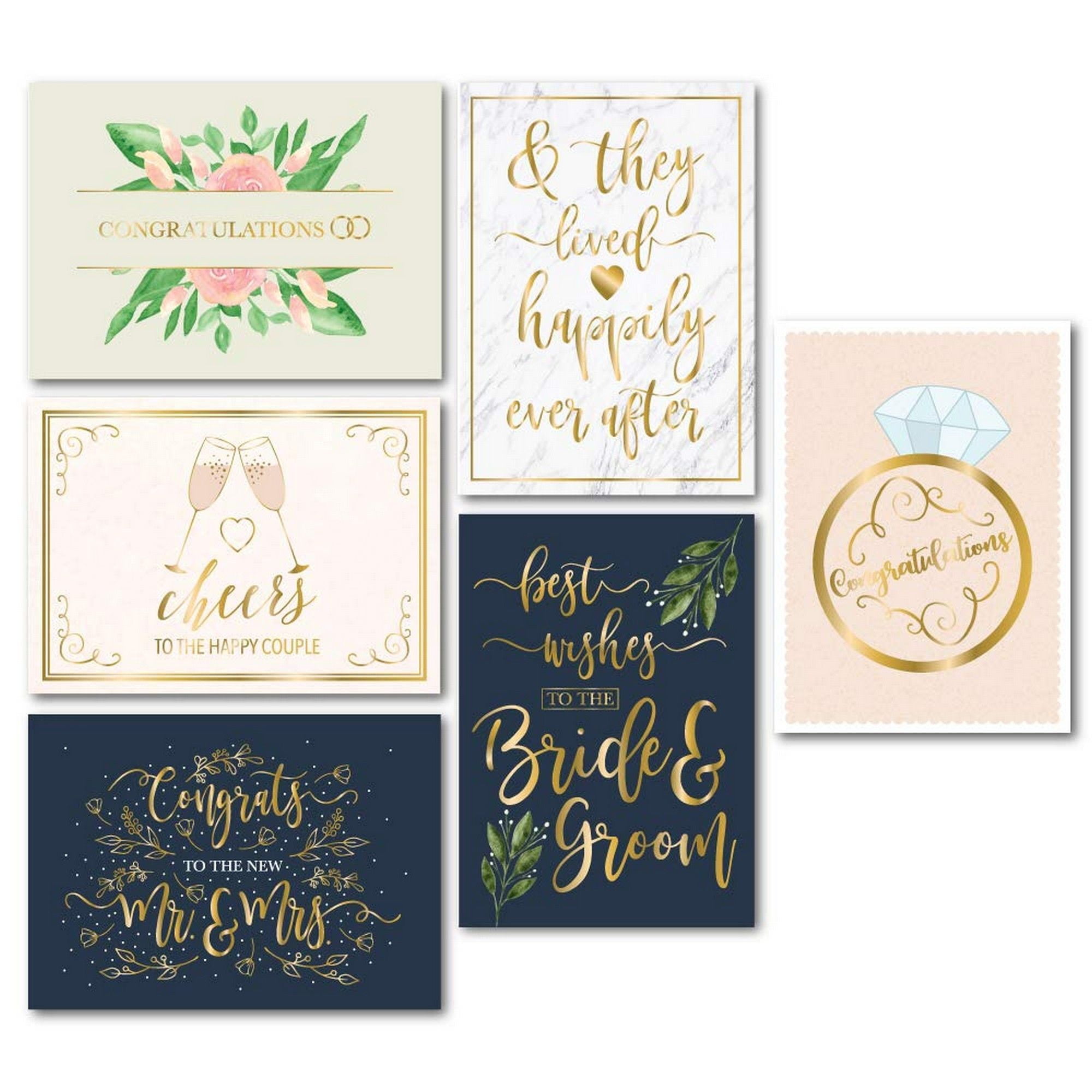 wedding greeting cards 24pack wedding congratulations