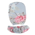 thumbnail image 1 of Floral Stretch Office Armchair Swivel Computer Chair , Peony, 1 of 5