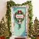 thumbnail image 1 of Cortina navideña para puerta | Cortina festiva para puerta, ideal para decorar paredes y mesas | Cortina festiva de 89 x 183 cm con diseño de lazo, 1 of 8