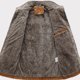 thumbnail image 5 of Hombres Sólido Casual Espesar Chaqueta de cuero con cuello alto Abrigos de un solo pecho Pompotops oipoqjl13764, 5 of 9