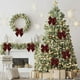 thumbnail image 5 of Decoración de Lazo Navideño Colgante de Lazo a Cuadros Decoración de Ventana Decoración de Árbol de Navidad, 5 of 6
