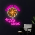 thumbnail image 3 of Handmadetneonsign Candy Shop Neon Sign, Happy Sweet Led Sign, Lollipop Candy Neon Light, Candy Neon, 3 of 5