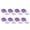 Purple, variant on PBT+PC Keycap 8pcs Dye Sublimation Keycaps Cheey 1U For Office And Gaming Use