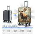 thumbnail image 5 of Moose Vintage Travel Luggage Cover Suitcase Protector Anti-Scratch Fit 22-24 Inch, 5 of 7
