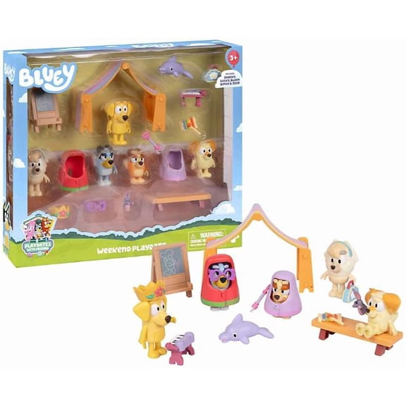 Bluey Weekend Playdate Playset