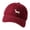 Wine red, variant on Cartoon Puppy Stitched Cotton Hat Lightweight Adjustable Closure Unisex Fashion Headwear 6 Colors