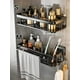 thumbnail image 1 of 1pc Bathroom & Kitchen Aluminum Alloy Storage Rack, Towel Holder, Shampoo Cosmetic Organizer, Shower Head Shelf, Sink Drain Rack, 1 of 5