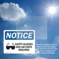 thumbnail image 6 of (2 Pack) Safety Glasses And Lab Coats Required Sign, 6 of 7