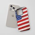 thumbnail image 3 of American Flag For All iPhone Series Tough Phone Case Distressed Wood Red White Blue, 3 of 7