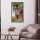 thumbnail image 2 of Cuadros Decorativos Tigre mamá e hijo taladro redondo completo mosaico diamante pintura DIY Animal Rhinestone JShteea Nuevos Originales, 2 of 8