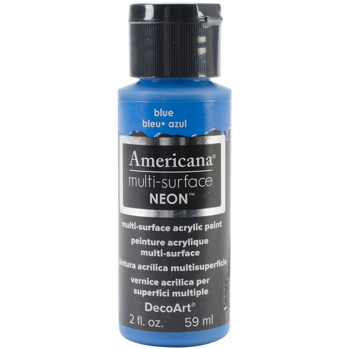 Americana MultiSurface Neon Acrylic Paint 2ozBlue