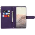 thumbnail image 6 of for Google Pixel 6 Phone Case Wallet for Women Men with Crossbody Strap Lanyard,Google Pixel 6 Wallet Case with Card Holer,Zipper Pocket PU Leather Phone Case for Pixel 6, 6.4 Inch, Purple, 6 of 18