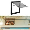 thumbnail image 4 of Window, UV Protection RV Window Push Out 75 Deg Opening 24 X 24in Waterproof with Sunshade Screen for  for Motorhome, 4 of 7