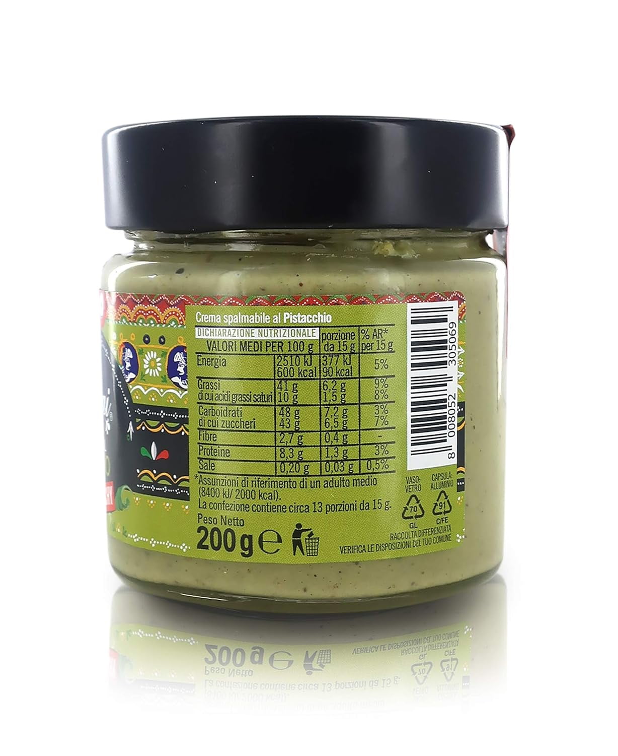 Dolgam Delicious Sicilian Pistachio Spread – Crunchy 7.05oz