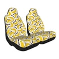 thumbnail image 2 of Xecao Banana Fruit for Automotive Seat Covers for Cars Trucks and SUVs – Gray Car Seat Covers for Front Seats, Truck Seat Protectors-1, 2 of 9