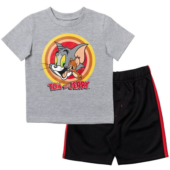 TOM and JERRY Big Boys T-Shirt and Shorts Outfit Set Infant to Big Kid