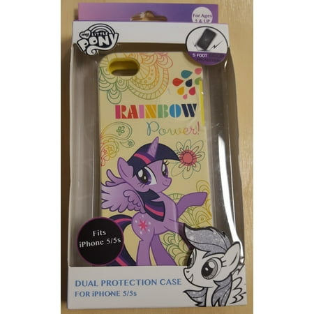 My Little Pony Rainbow Dual Protection Case For iPhone 5 5S SE Cover