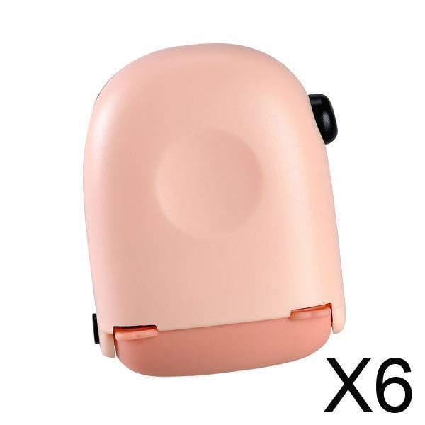 6 Abridores De Cajas Con Rodillo De Privacidad, Cobertura Amplia, Ligeros Para Código Desordenado, Niñas Y Niños, Color Rosa