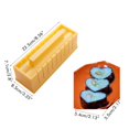 thumbnail image 1 of stanreset Kit de Fabrication de Sushi 5 Pcs/set Moule à Sushi en Forme de Cœur Outil de Fabrication de Sushi DIY pour Rouleaux de Riz Moule à Sushi Antiadhésif, 1 of 6
